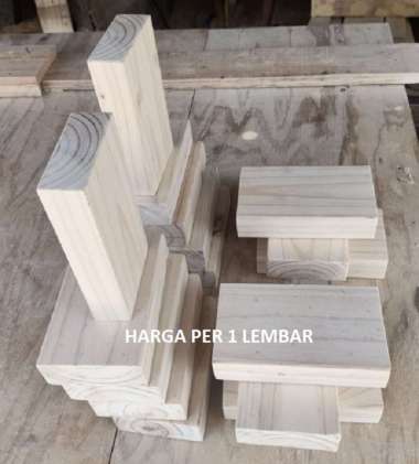 BALOK KAYU, BALOK JATI BELANDA 10X9X3,5CM SUDAH DIAMPLAS HALUS