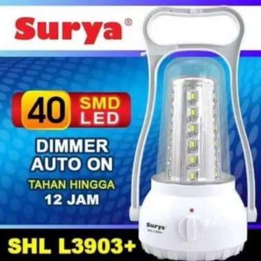 lampu emergency led surya 3903+ / lampu darurat buat mati lampu