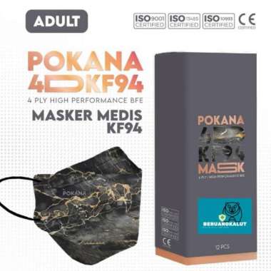 Masker Medis Pokana 4D KF94 Multivariasi