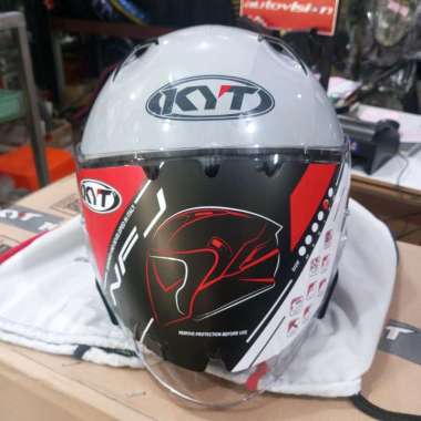 Helm KYT NFJ Asphalt Grey Gloss || Original KYT || XL