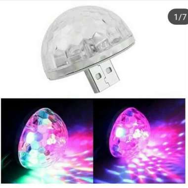 Lampu LED USB disco mini