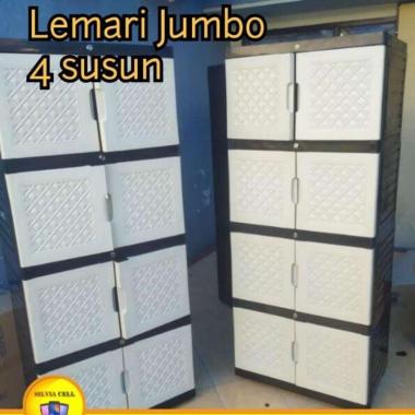 Lemari plastik aquose jumbo susun 4