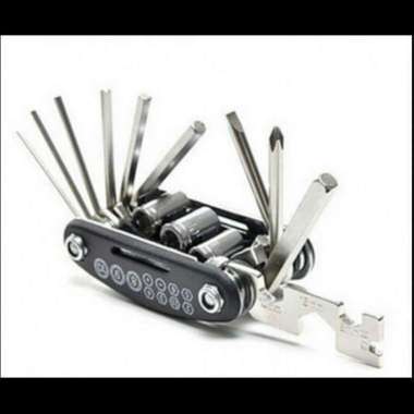 Mini bicycle Tool Set Kunci shock lipat 16in1