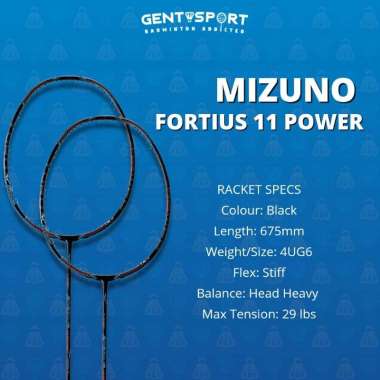 Mizuno Fortius 11 Power Raket Badminton Original