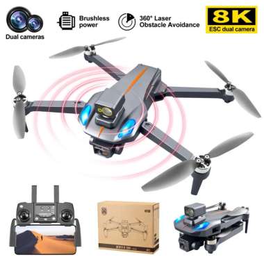drone GPS brushless K911 max camera wifi FPV 8K sensor anti tabrak 1km