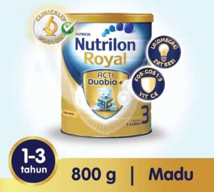 Promo Harga Nutrilon Royal 3 Susu Pertumbuhan Madu 800 gr - Blibli