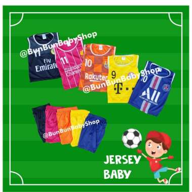 Baju Bola Bayi Jersey Baby Kutung Futsal Anak Murah Laki laki Perlengkapan Baru Lahir Newborn