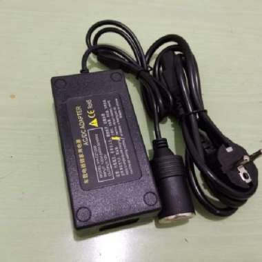 DC TO AC ADAPTOR CONVERTER POMPA BAN MOBIL KE COLOKAN LISTRIK RUMAH 5A