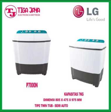 LG MESIN CUCI P7000N 7KG 2 TABUNG