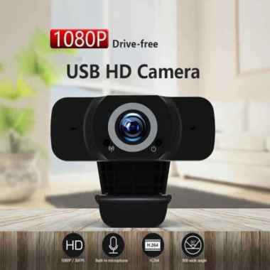 W7 Full Hd Webcam 1080P With Microphone Web cam 1080P FULL HD JERNIH ORI Multicolor
