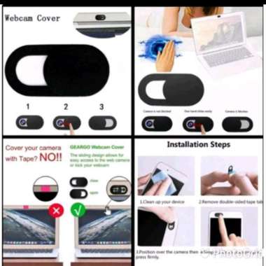 Pelindung lensa komputer webcam cover