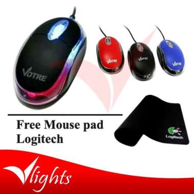 Mouse Votre Free Mouse Pad Logitech