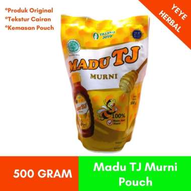 Madu TJ Murni 500 Gram Kemasan Pouch