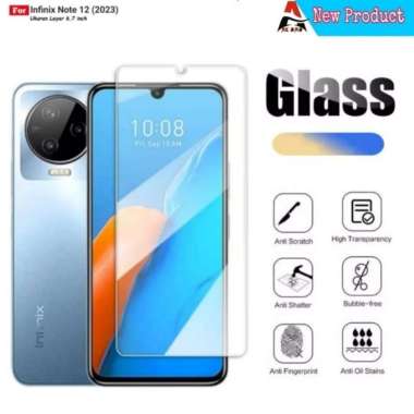Tempered Glass INFINIX NOTE 12 (2023) Screen Protector Handphone Tempered Glass Bening