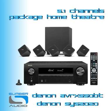 Paket Denon Home Theater SYS2020 AVRX550BT / AVRX550BT PROMO MURAH