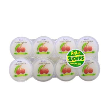 Goody Lychee Pudding 6Pcs