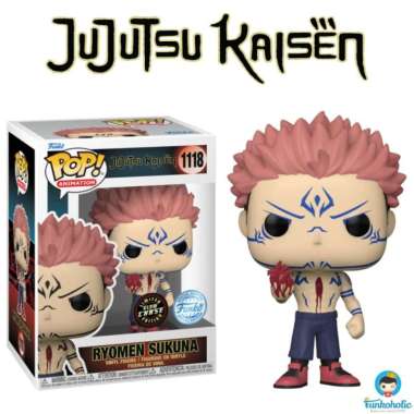 Funko POP Jujutsu Kaisen Ryomen Sukuna with Heart Glow CHASE EXCLUSIVE
