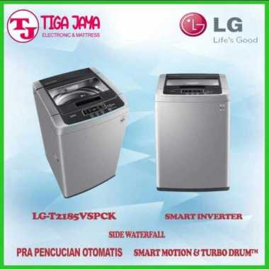 LG MESIN CUCI 8,5 KG T2185 1 TABUNG INVERTER TOP LOADING T2185VSPCK