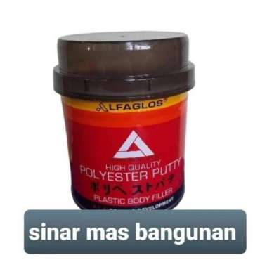 Dempul alfaglos 1/4,250 gram,dempul alfaglos 250 gr