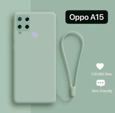Case Oppo A15 Tali Soft Casing Silikon Softcase Handphone Multicolor