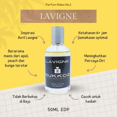PARFUM LAVIGNE 50ML EDP ORIGINAL PARFUM INSPIRED BY SUKKOZ PARFUM - FARFUM WANITA TAHAN LAMA DAN WAN