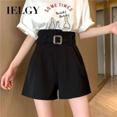 Jual IELGY high-waisted wide-leg pants 