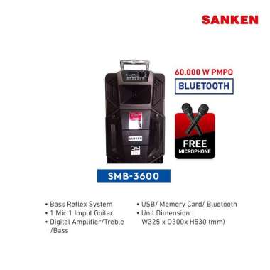 Active speaker SANKEN SMB-3600 HITAM