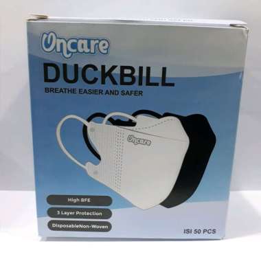 Masker DUCKBILL HITAM 3Ply Disposable Duck Bill 3 Ply Bedah Medis