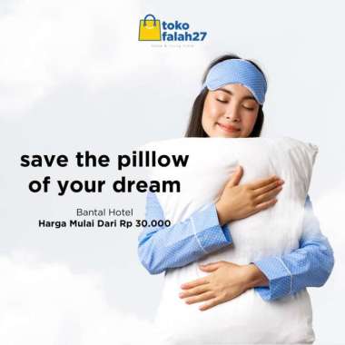 Bantal Hotel Putih - 60 x 90