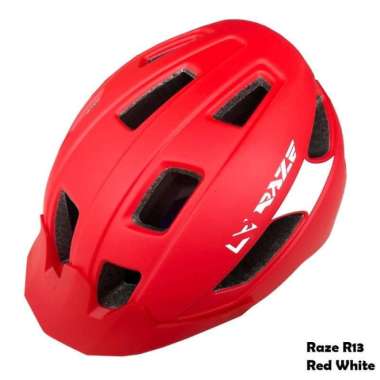 Raze R13 Helm Sepeda Lipat MTB XC AM Enduro ML 57-61cm M-L Merah