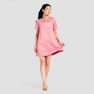 Mini Dress sexy Lengan pendek Gaya korea model terbaru - Jfashion Nesta XL Salem