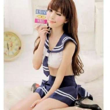 READY STOCK Tara Sexy Japanese Sailor School Girl Student Murid Costum