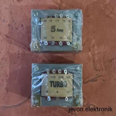 Trafo Travo 5 Ampere 32 Volt CT Turbo 5A 32v