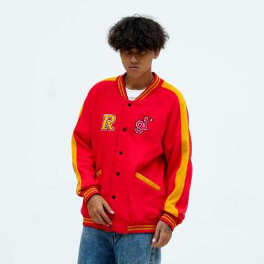 Roughneck VB028 Red R 91 Star Varsity Jacket Red L
