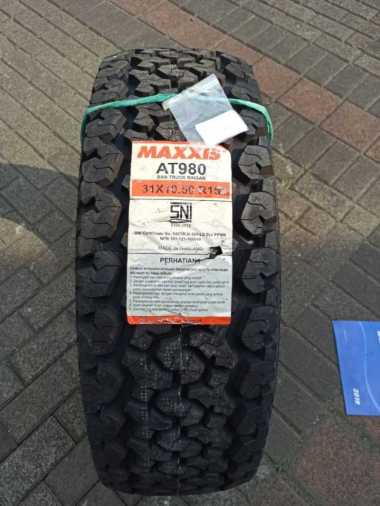 Ban Offroad Maxxis Bravo AT980 Ukuran 31x10.5 R15 Mobil Jimny Taft
