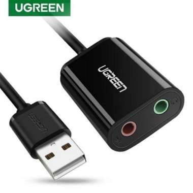 External Soundcard Adapter USB 2.0 Ugreen Audio for Aux Mic Earphone