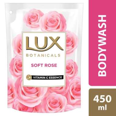 Promo Harga LUX Botanicals Body Wash Soft Rose 450 ml - Blibli