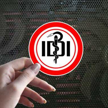 Sticker Decal Vinyl Tahan Air Ikatan Dokter Indonesia IDI