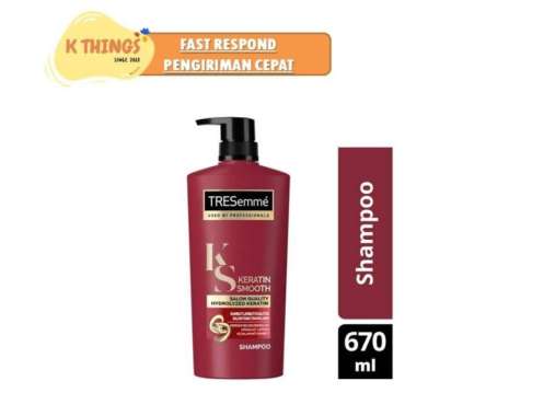 Promo Harga Tresemme Shampoo Keratin Smooth 670 ml - Blibli