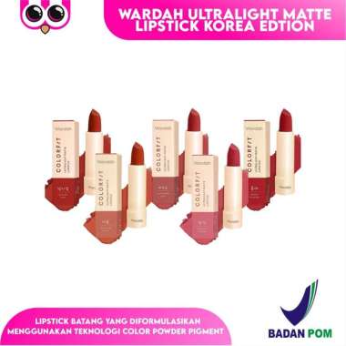 WARDAH ULTRALIGHT MATTE LIPSTICK KOREA EDTION / LIPSTIK BY WARDAH 03 Caramel Nude