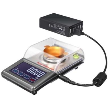 Timbangan Emas 0.001 gram Max 50g Digital Lab Scale 0.001g 50 g PS26 Permata Mas Analytical Pocket abu abu