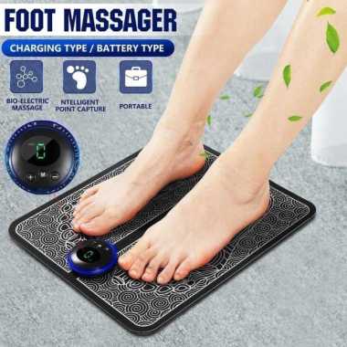 EMS Foot Massager Pad Alat Pijat Kaki Akupuntur Kaki Elektrik - EFM