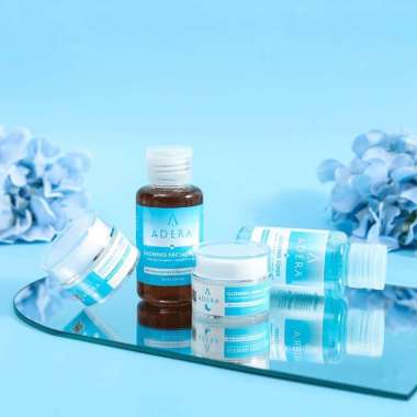 Adera Skincare Adglow Paket Wajah Premium Sabun+Toner