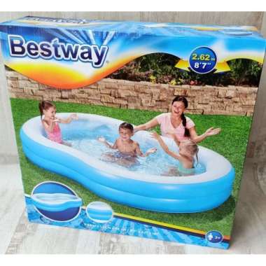 Jual Bestway 54005 Segi Kolam Renang Anak 201 X 150 X 51 Cm Online Desember 2020 Blibli