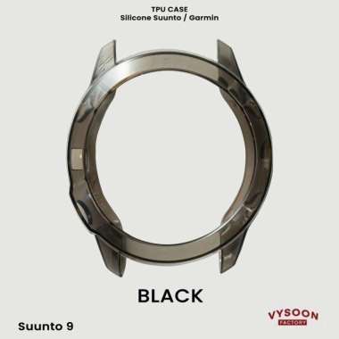 TPU Watch Case Casing Protective Cover Suunto 7 GPS Silikon Protector Black