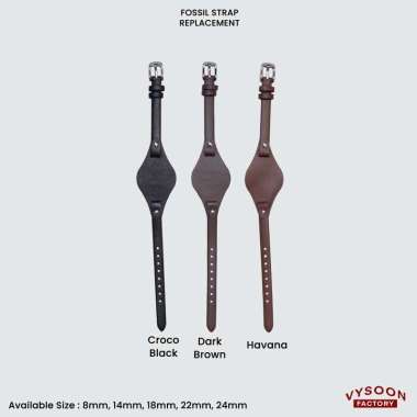 Strap Jam Tangan Fossil Pengganti Fossil Georgia Mini 8mm 14mm 18mm 18mm