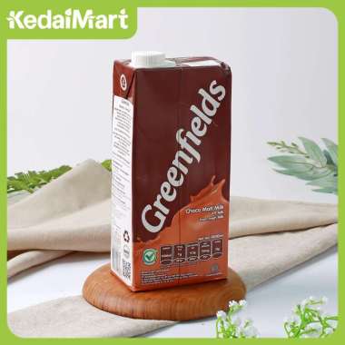 Promo Harga Greenfields UHT Choco Malt 1000 ml - Blibli