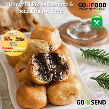 Donat Kentang Coklat Donut Kentang Cokelat Per Pak/Donat Frozen Food