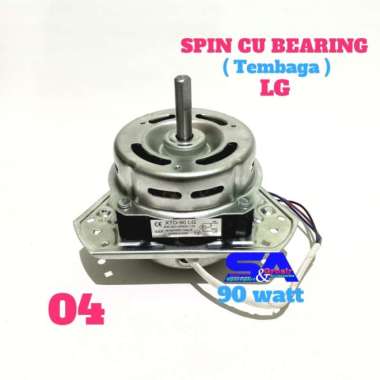 Dinamo Spin TEMBAGA BEARING Model LG Kaki 3 Mesin Cuci/Motor Pengering