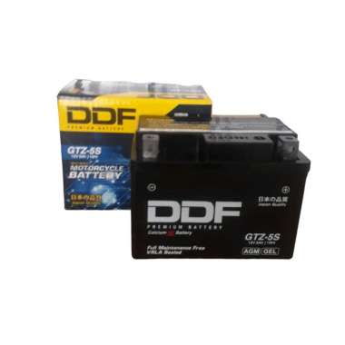 Aki motor DDF GTZ-5S MF MCB012 - accu kering 12V/5AH